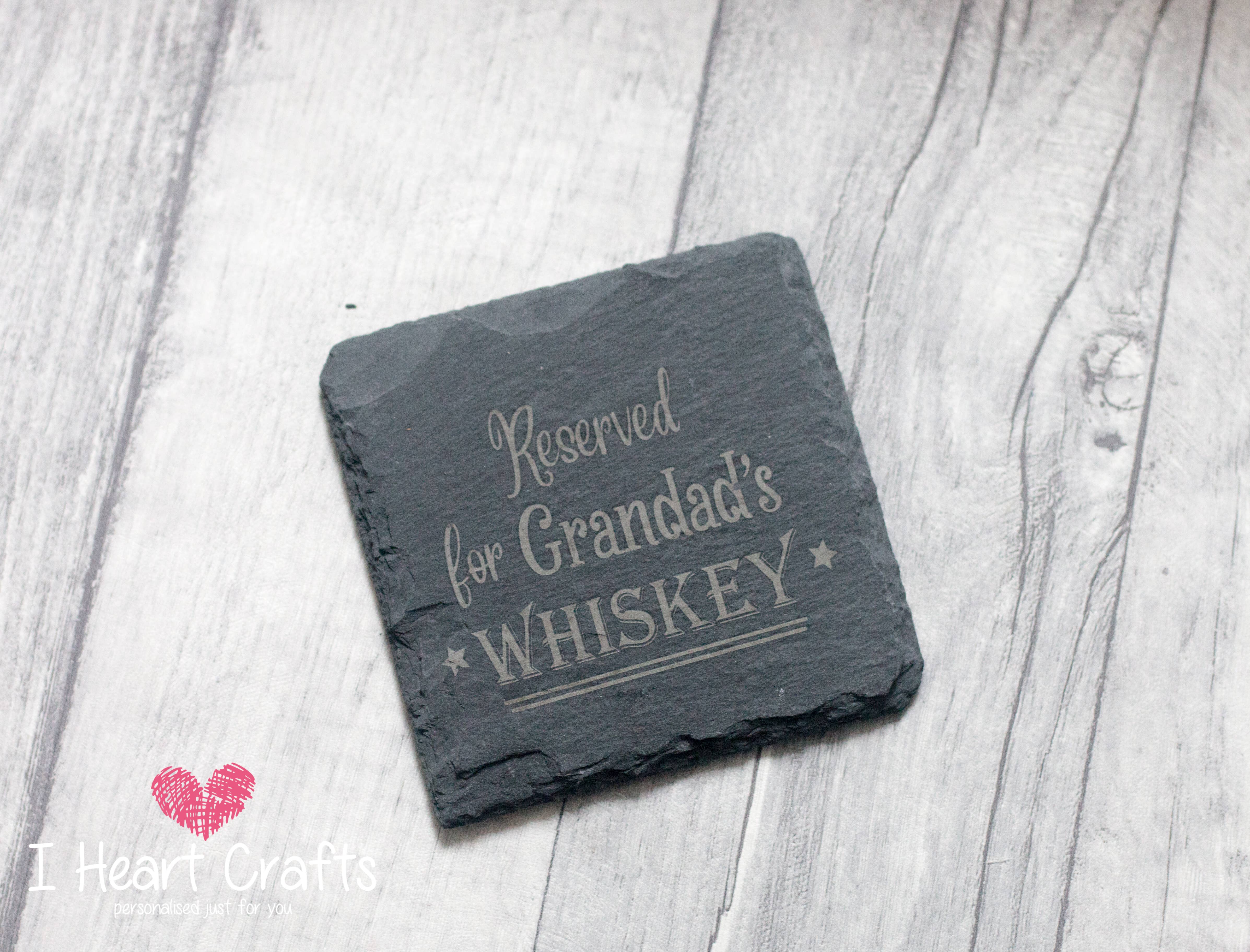 Slate Personalised Coaster - Any Name craft product